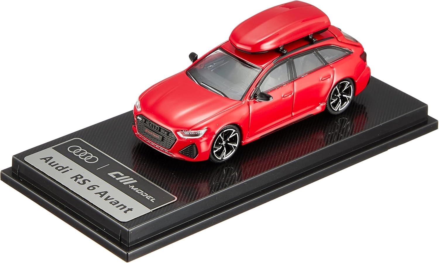 CM MODEL 1/64 Audi RS 6 Avant Tango Red w/Roof Box CM64-RS6-03 - TOYKO