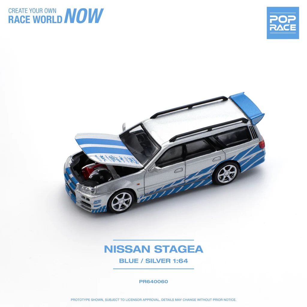 ☆ポップレース　POPRACE SKYLINE＆STAGEA☆ POP RACE Nissan Stagea w/R34 GTR Skyline - TOYKO