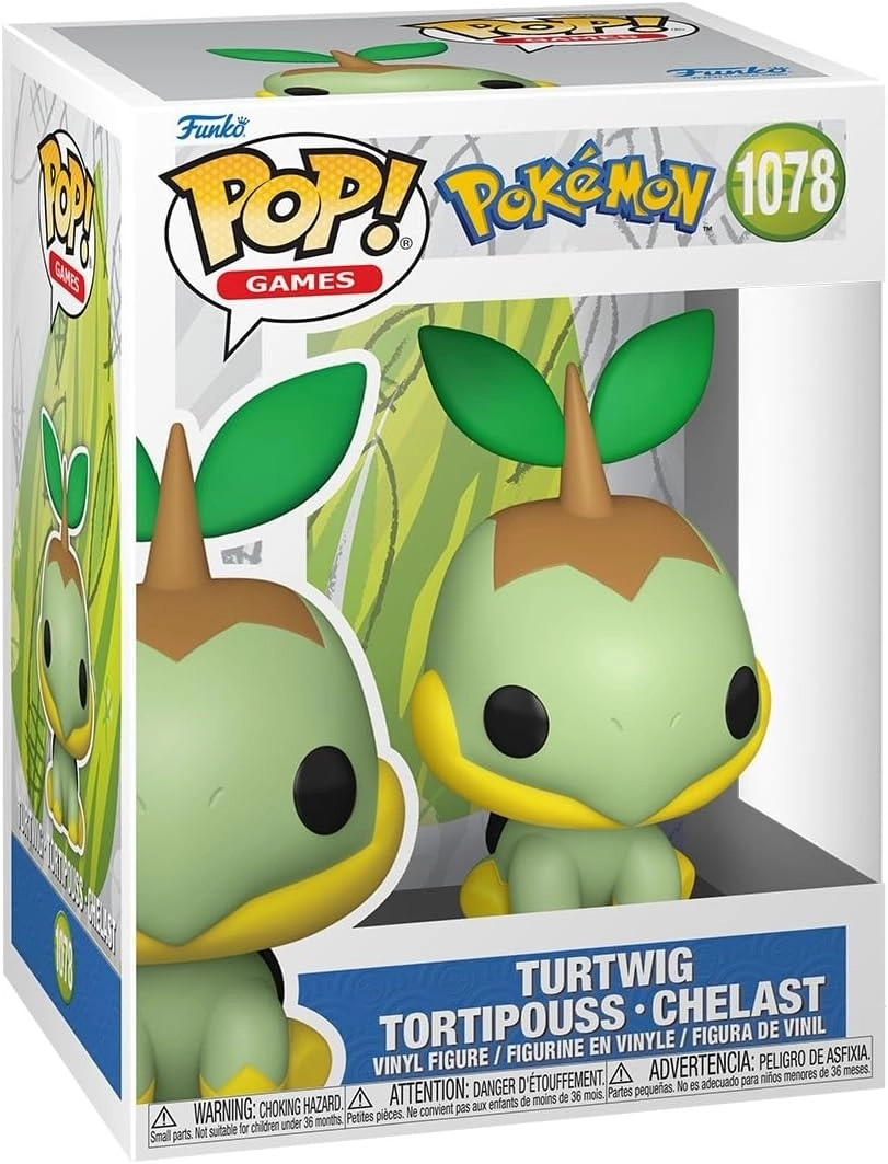 Funko Pop! Games: Pokemon - Turtwig: Tortipouss - Chelast #1078