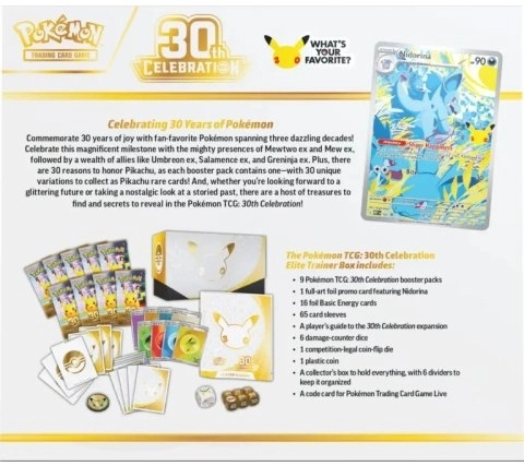 Pokémon TCG - 30th Celebration - Elite Trainer Box