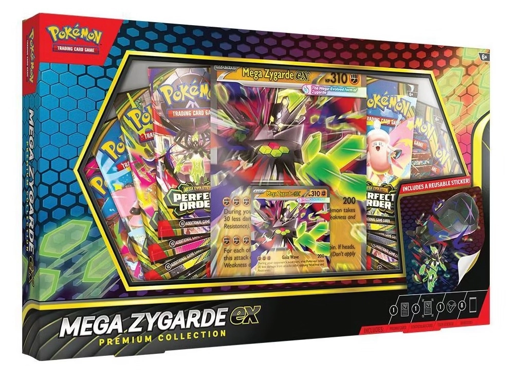 Pokemon Trading Card Game Mega Zygarde Ex Premium Collection ürün görseli