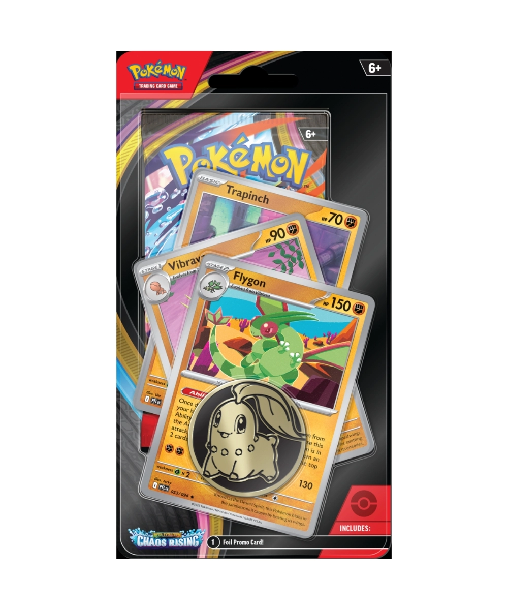 Pokemon TCG - Mega Evolution Chaos Rising: Flygon Premium Checklane Blister ürün görseli