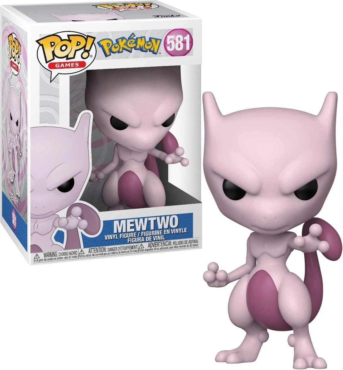 Funko Pop! Games: Pokémon - Mewtwo Vinyl Figure #581