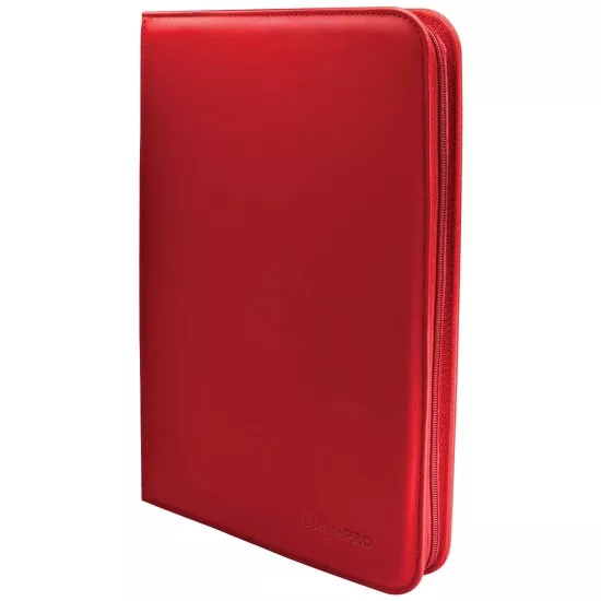 Ultra Pro Fermuarlı Pro Binder Red 9 Cepli 360 Kart Kapasiteli