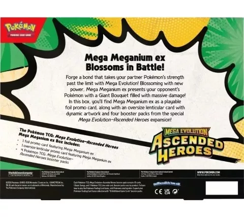 Pokémon TCG - Ascended Heroes EX Box: Mega Meganium