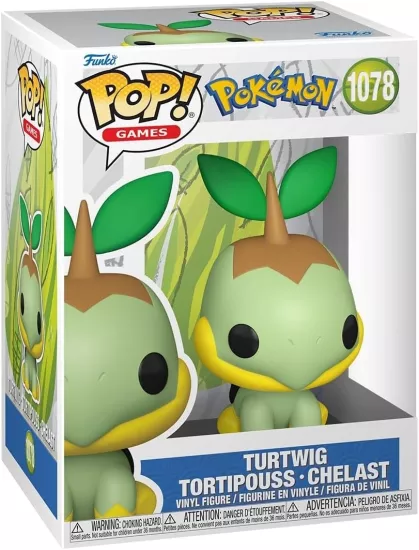 Funko Pop! Games: Pokemon - Turtwig: Tortipouss - Chelast #1078