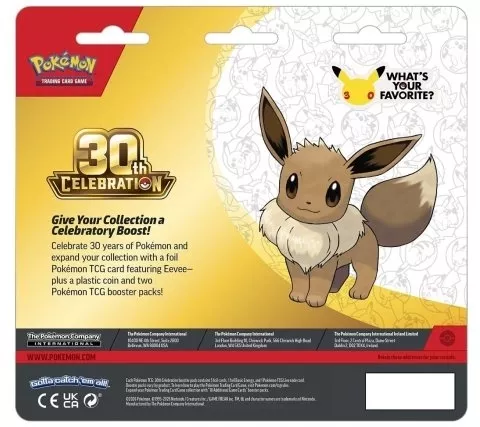 Pokémon TCG - 30th Celebration: Eevee 2 Pack Blister 
