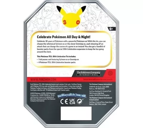 Pokémon TCG - 30th Celebration: Sylveon EX Tin