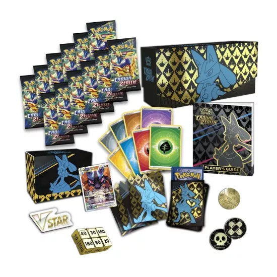 Pokemon TCG - Sword & Shield Crown Zenith POKEMON CENTER Elite Trainer Box Plus