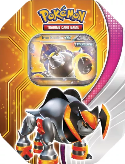 Pokémon Paradox Destinies Tin - Iron Boulder Ex