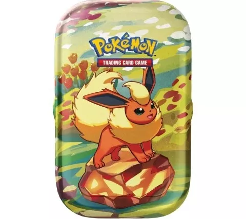 Pokemon TCG - Scarlet & Violet Prismatic Evolutions Mini Tin: Flareon