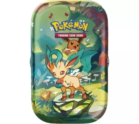Pokemon TCG - Scarlet & Violet Prismatic Evolutions Mini Tin: Leafeon 