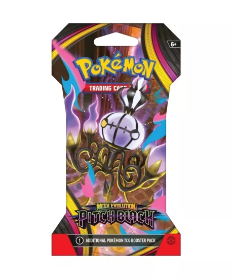 Pokemon TCG - Mega Evolution Pitch Black: Sleeved Booster Pack 