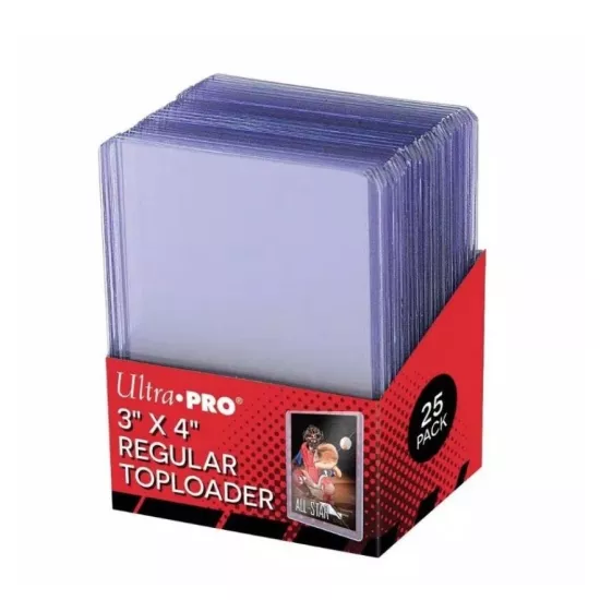 Ultra Pro 7,5cm X 10cm Clear Regular Toploader 25’li 