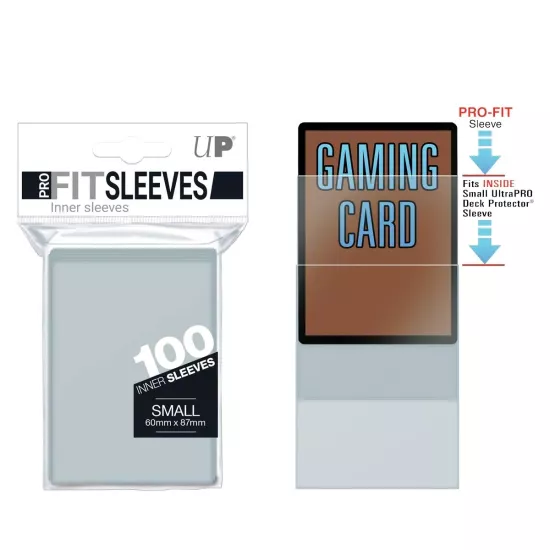 Ultra Pro Pro-Fit Small Deck Inner Sleeves 100’lü 60x87mm 