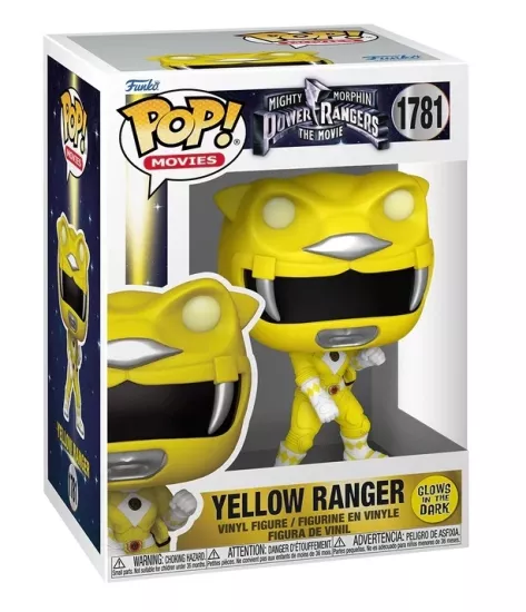Funko POP Movies: Power Rangers - Yellow Ranger (Glow in the dark)