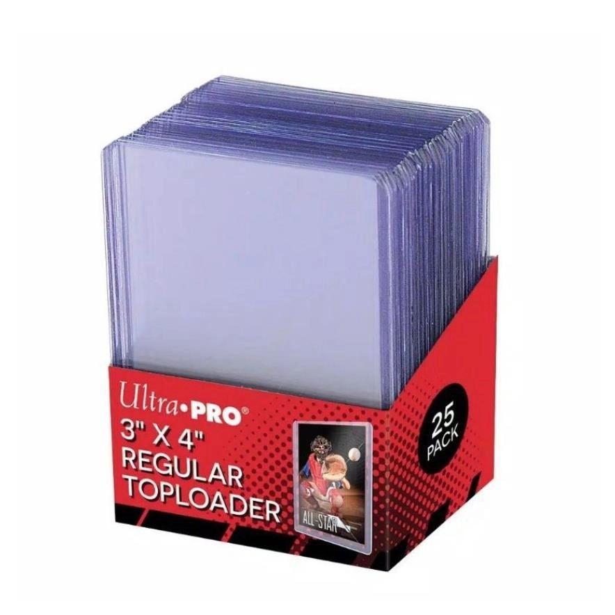 Ultra Pro 7,5cm X 10cm Clear Regular Toploader 25’li