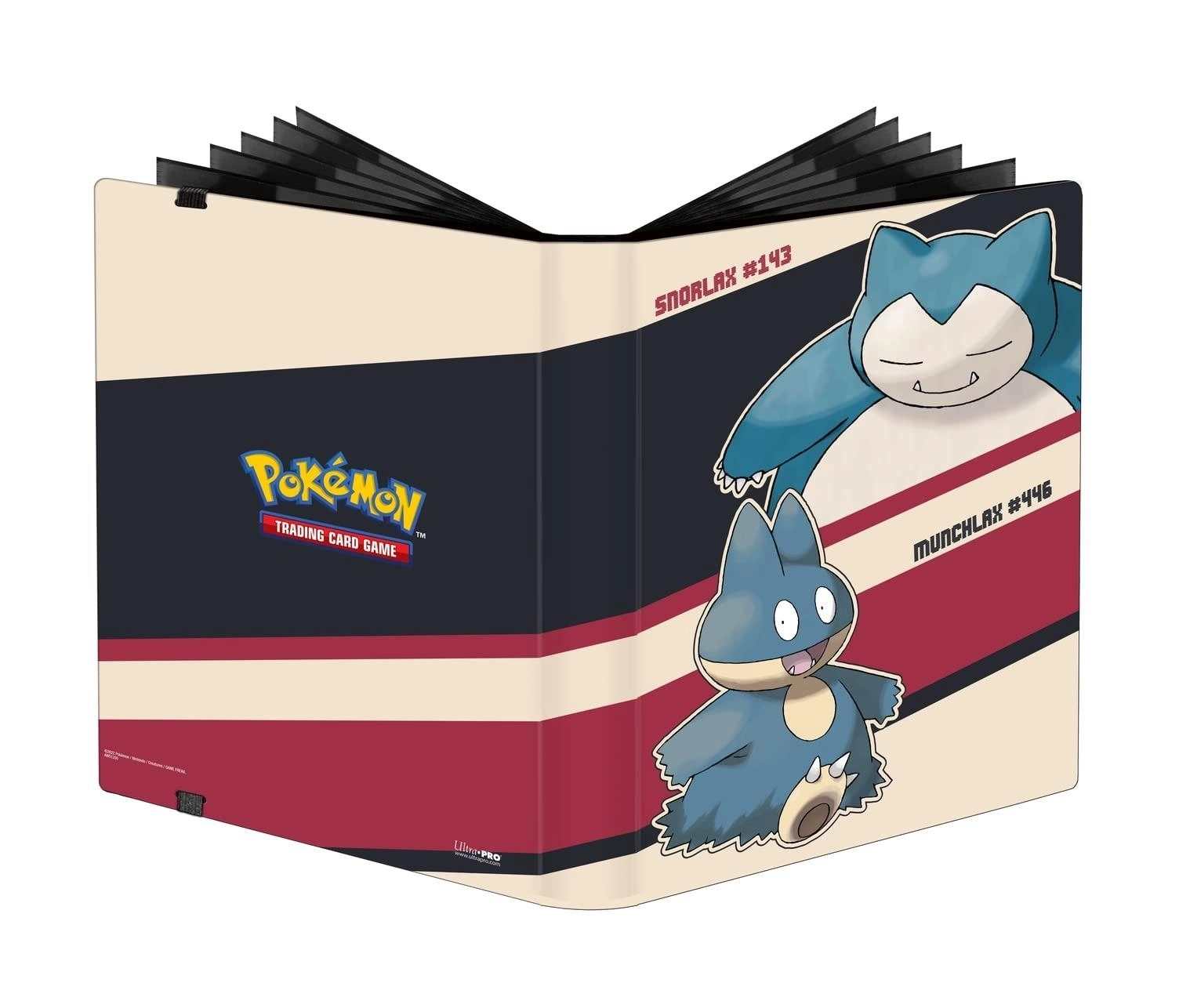 Ultra Pro Pokemon Snorlax Pro Binder 9 Cepli 360 Kart Kapasiteli