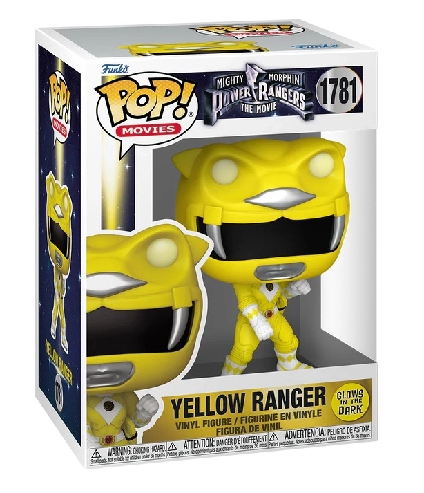 Funko POP Movies: Power Rangers - Yellow Ranger (Glow in the dark)